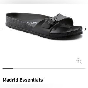 Birkenstock Madrid Sandals - Black NWOT